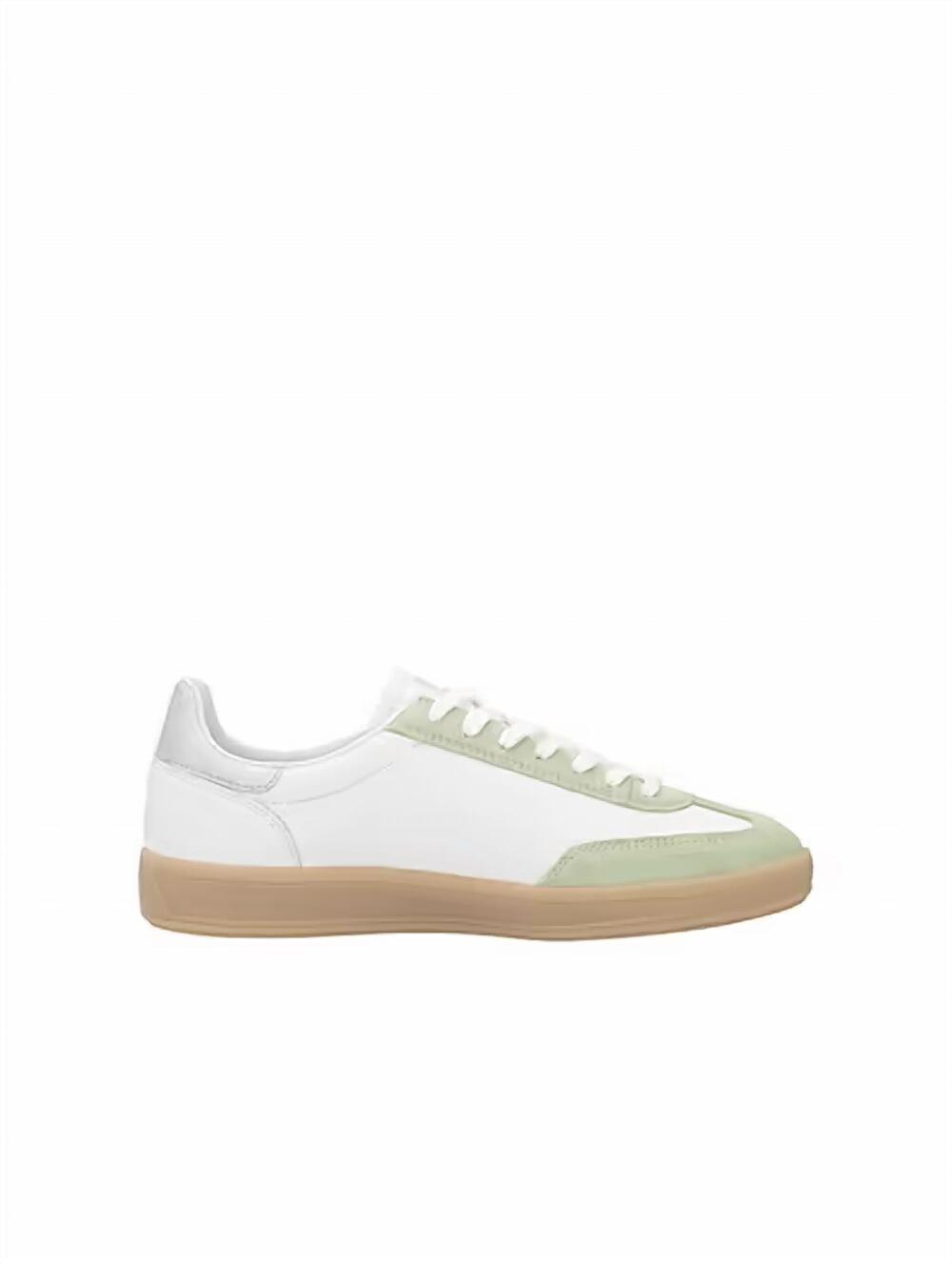 NEW RIEKER women's trainer shoes in white/mint